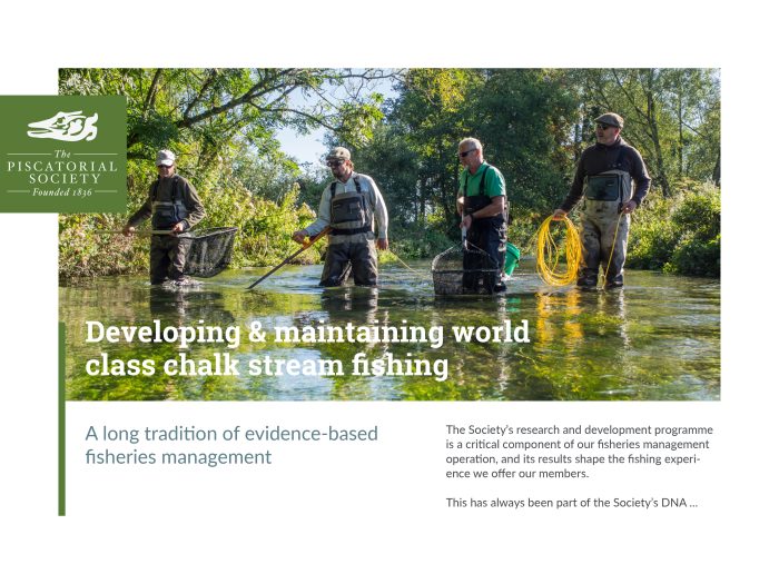 Developing & maintaining world class chalk stream fishing